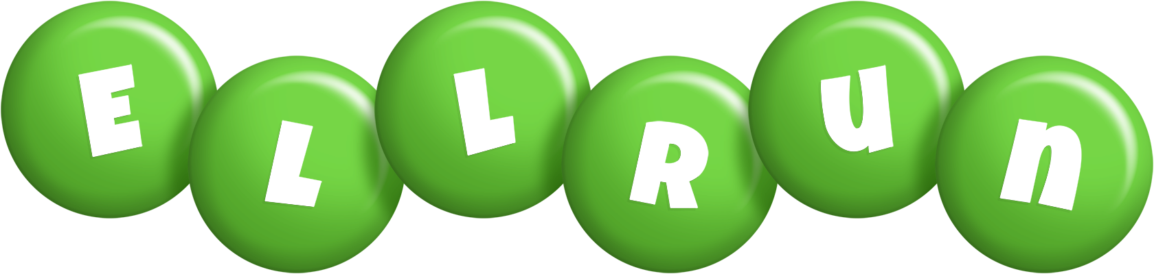 Ellrun candy-green logo