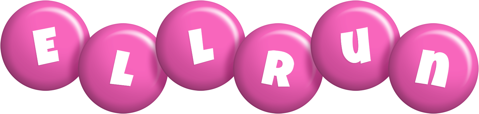 Ellrun candy-pink logo