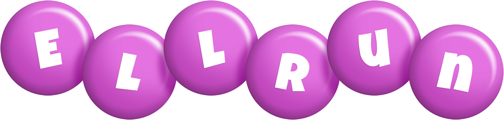 Ellrun candy-purple logo
