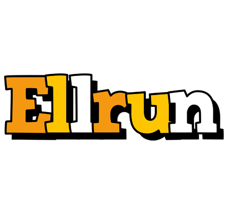 Ellrun cartoon logo