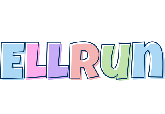 Ellrun pastel logo