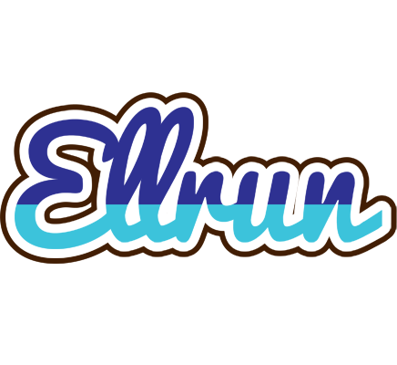 Ellrun raining logo