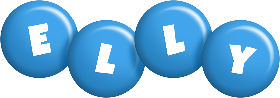 Elly candy-blue logo