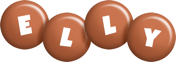 Elly candy-brown logo