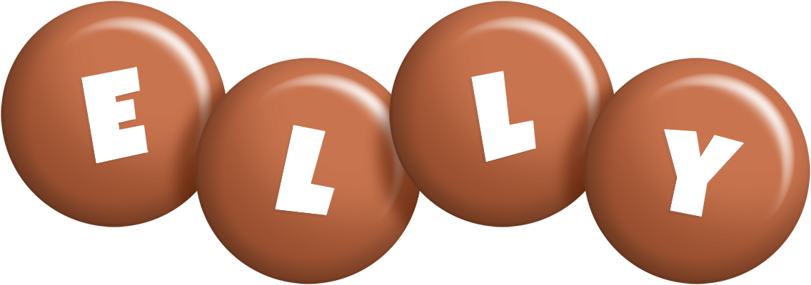 Elly candy-brown logo