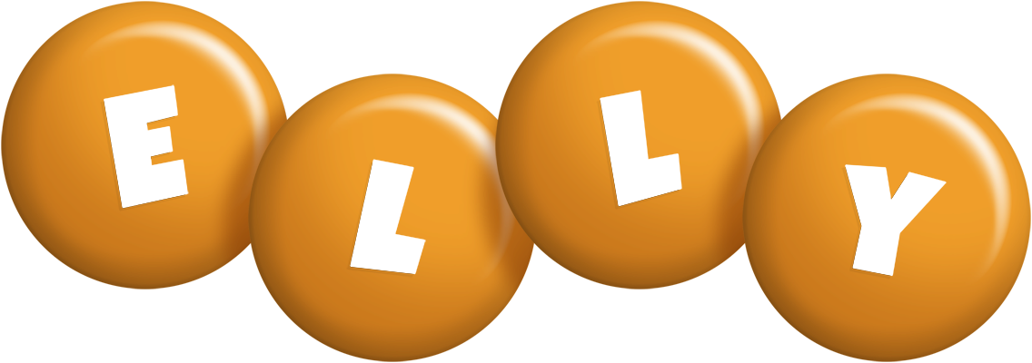Elly candy-orange logo