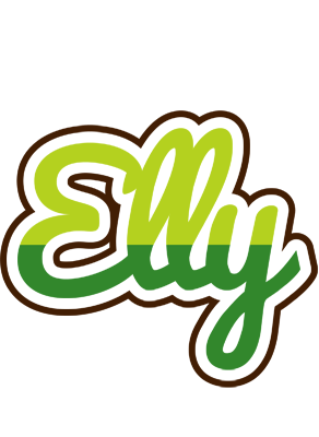Elly golfing logo