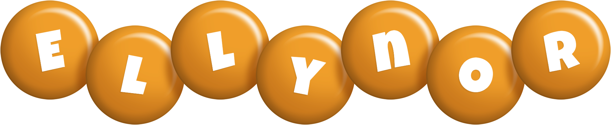 Ellynor candy-orange logo