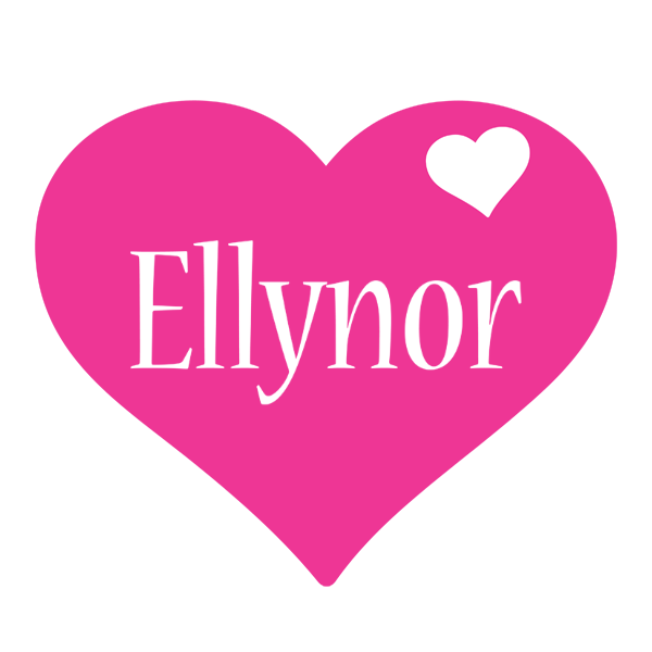 Ellynor love-heart logo
