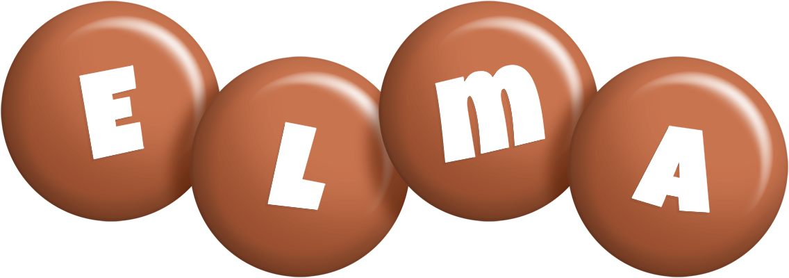 Elma candy-brown logo