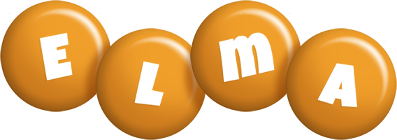 Elma candy-orange logo