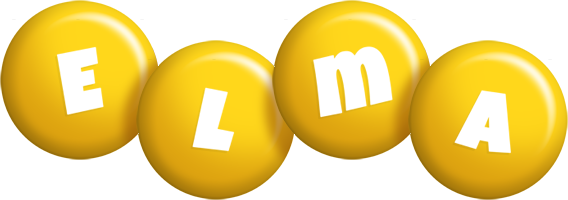Elma candy-yellow logo