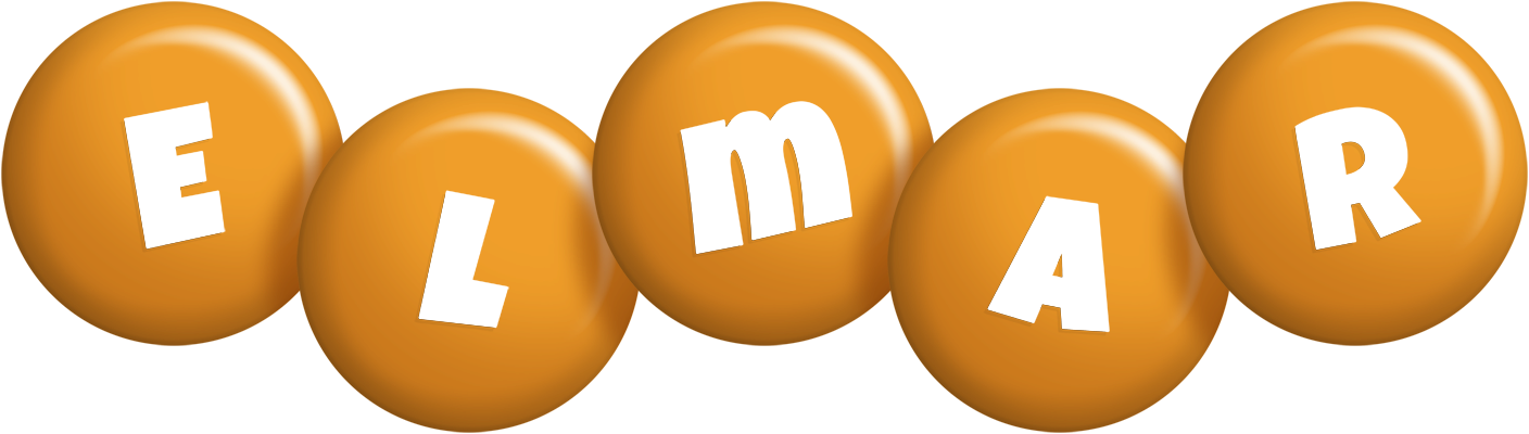 Elmar candy-orange logo