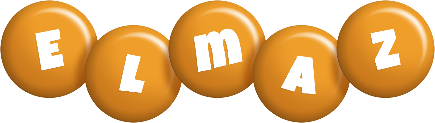 Elmaz candy-orange logo