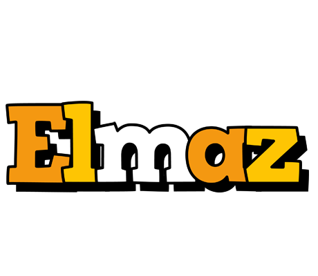 Elmaz cartoon logo