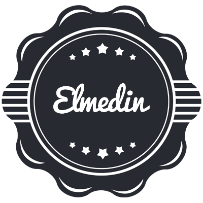 Elmedin badge logo