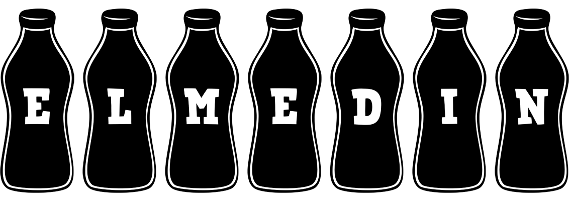 Elmedin bottle logo