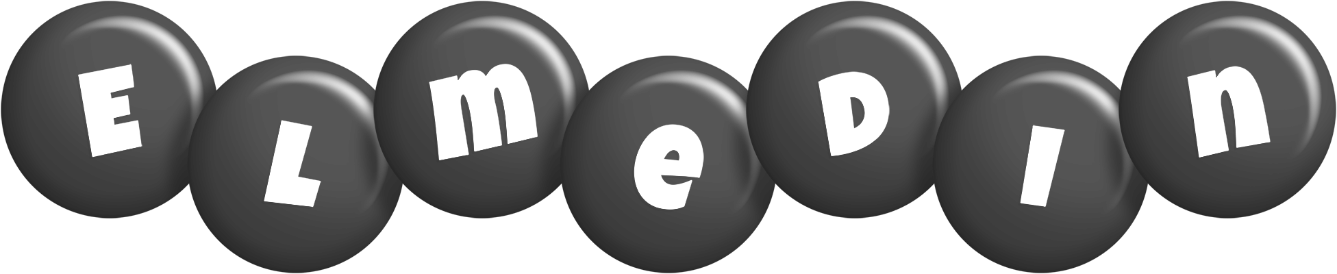 Elmedin candy-black logo