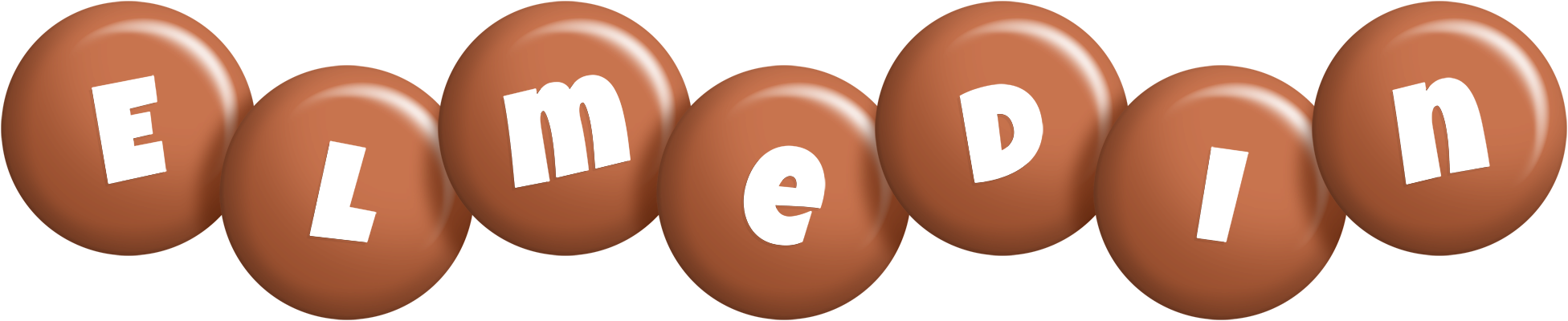 Elmedin candy-brown logo
