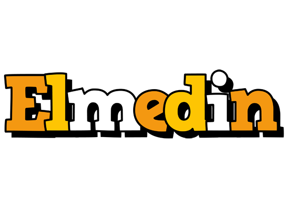 Elmedin cartoon logo