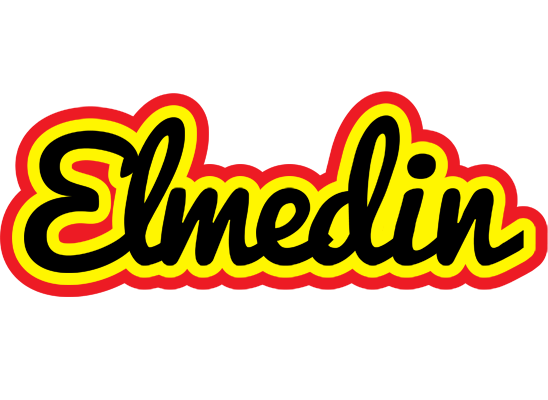 Elmedin flaming logo