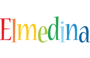 Elmedina birthday logo