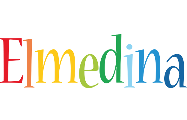 Elmedina birthday logo
