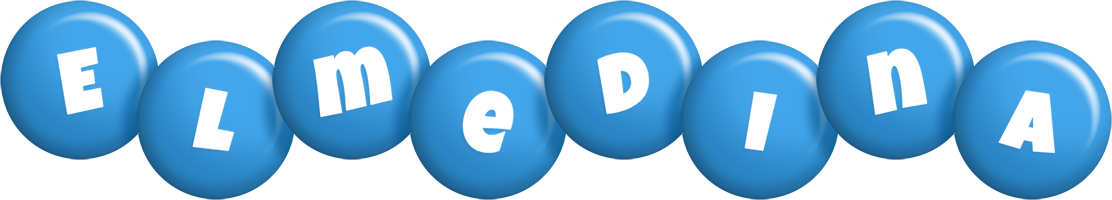 Elmedina candy-blue logo