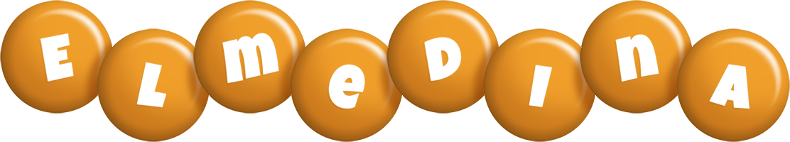 Elmedina candy-orange logo