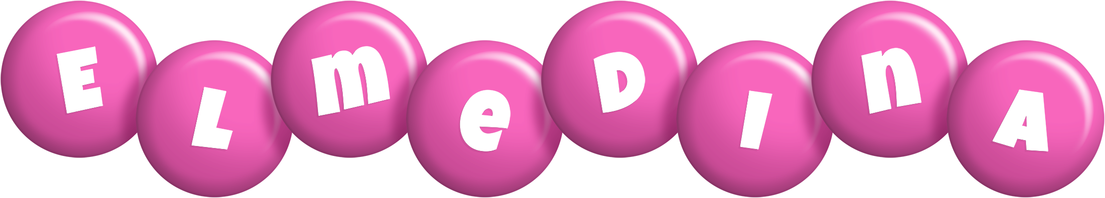 Elmedina candy-pink logo