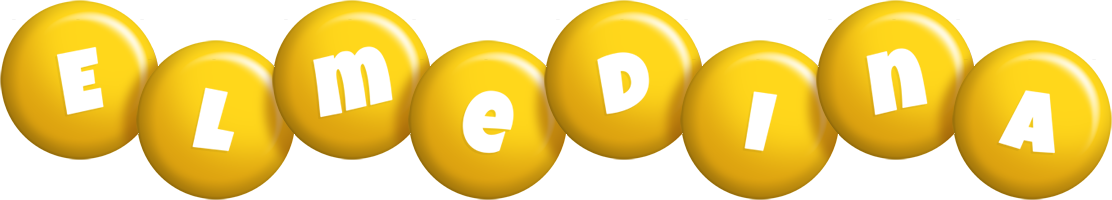 Elmedina candy-yellow logo