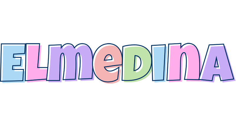 Elmedina pastel logo