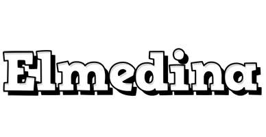 Elmedina snowing logo