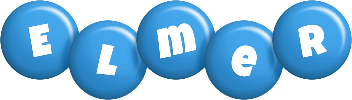 Elmer candy-blue logo