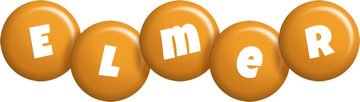 Elmer candy-orange logo