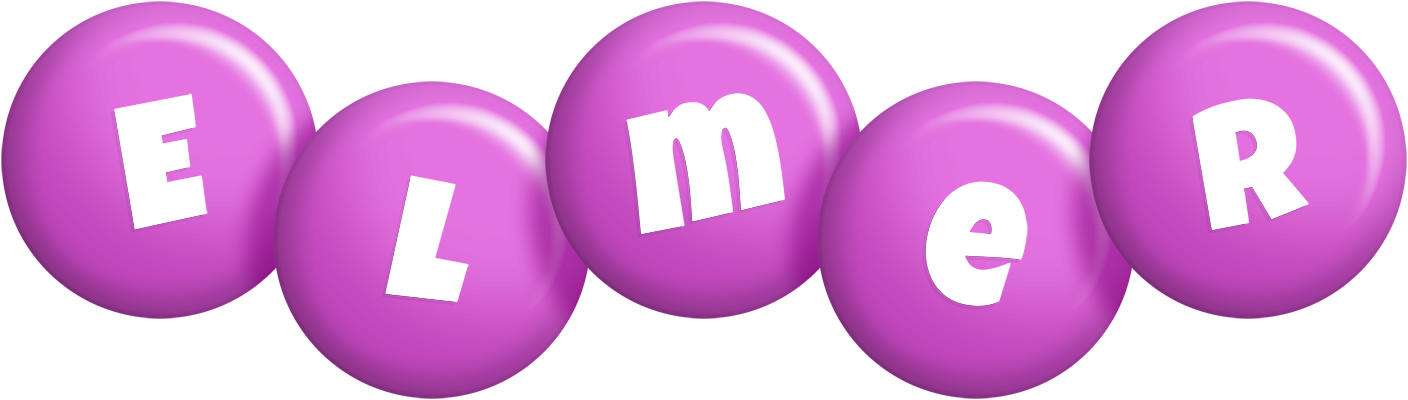 Elmer candy-purple logo