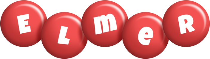 Elmer candy-red logo