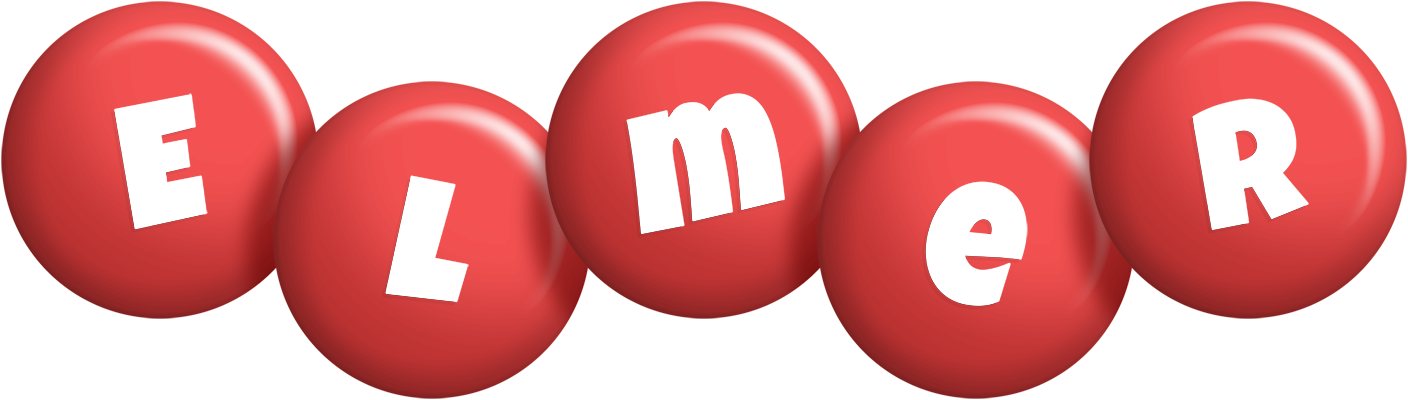 Elmer candy-red logo