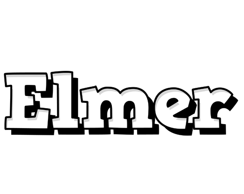 Elmer snowing logo