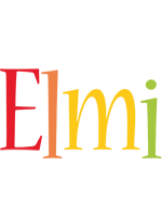 Elmi birthday logo