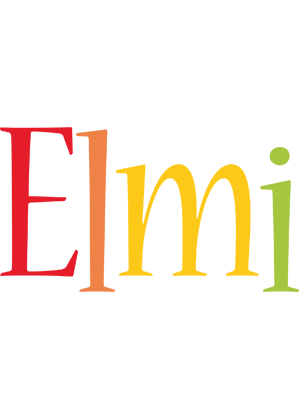 Elmi birthday logo