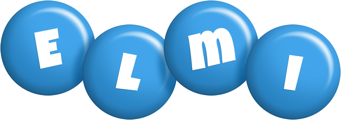 Elmi candy-blue logo