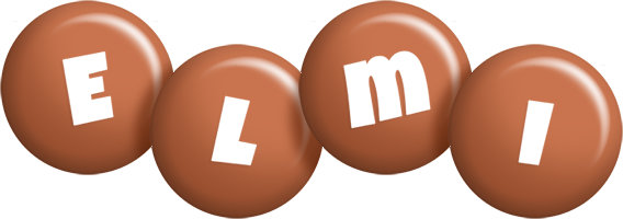 Elmi candy-brown logo