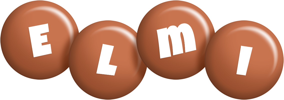 Elmi candy-brown logo