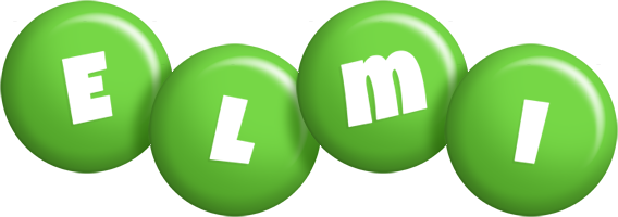 Elmi candy-green logo