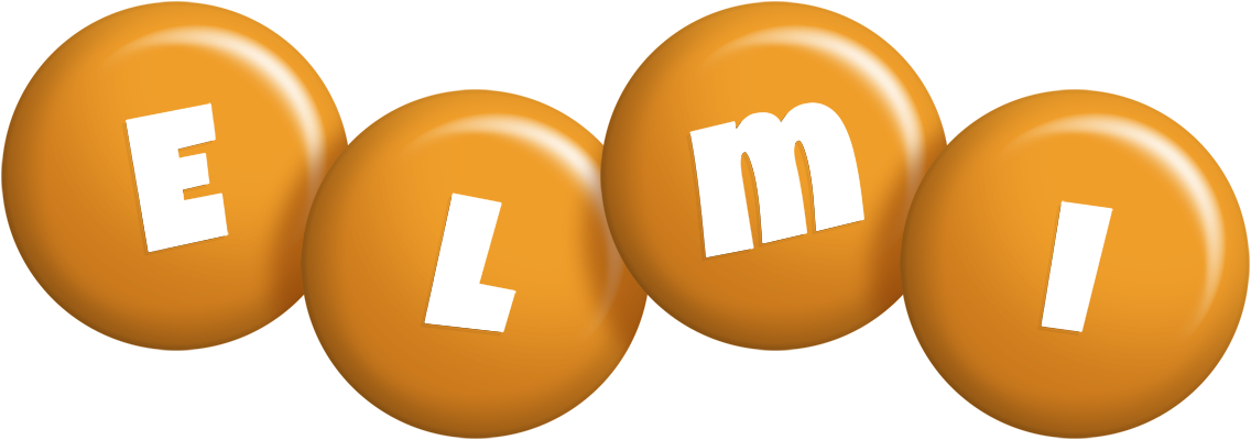 Elmi candy-orange logo