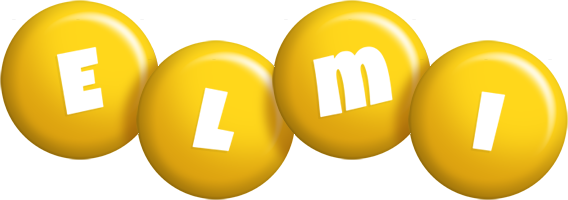 Elmi candy-yellow logo