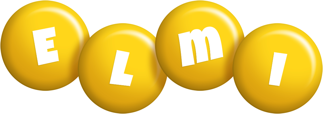 Elmi candy-yellow logo