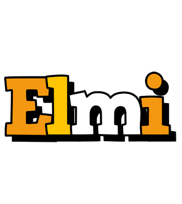 Elmi cartoon logo