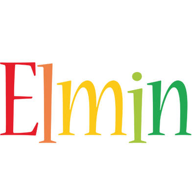 Elmin birthday logo